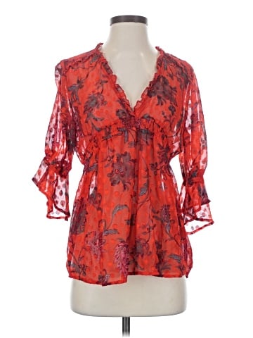 Only 3/4 Sleeve Blouse (view 1)