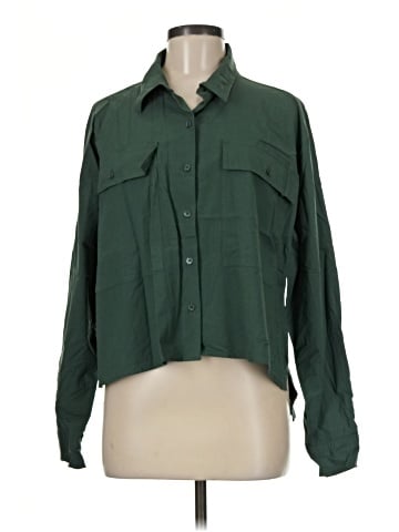 Ann Taylor Long Sleeve Button-Down Shirt (view 1)