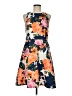 Donna Morgan Floral Orange Cocktail Dress Size 6 - photo 1