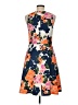 Donna Morgan Floral Orange Cocktail Dress Size 6 - photo 2