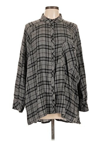 BDG Long Sleeve Button-Down Shirt (view 1)