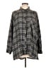 BDG Plaid Gray Long Sleeve Button-Down Shirt Size L - photo 1