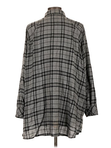 BDG Long Sleeve Button-Down Shirt (view 2)