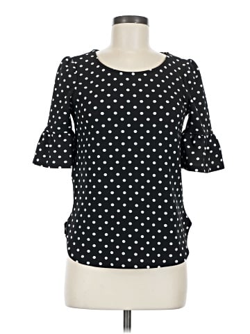 Green Envelope 3/4 Sleeve Top (view 1)