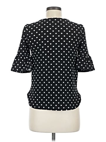 Green Envelope 3/4 Sleeve Top (view 2)