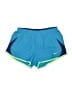 Nike 100% Polyester Color Block Blue Athletic Shorts Size S - photo 1