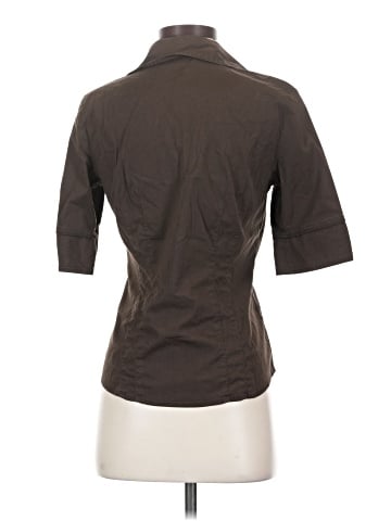 Ann Taylor LOFT 3/4 Sleeve Button-Down Shirt (view 2)