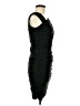 Xscape Solid Black Cocktail Dress Size 8 - photo 4