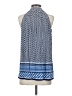 Max Studio Blue Sleeveless Blouse Size S - photo 2
