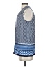 Max Studio Blue Sleeveless Blouse Size S - photo 5