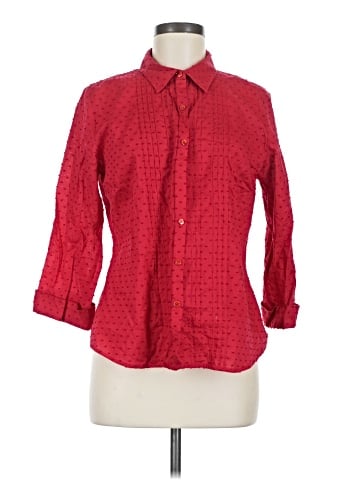 Coldwater Creek 3/4 Sleeve Button-Down Shirt (view 1)