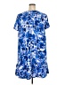 AGB Print Blue Casual Dress Size 2X - photo 2