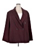 Vince. 100% Polyester Burgundy Blazer Size 22 - photo 1