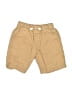 Hanna Andersson 100% Cotton Solid Tan Khaki Shorts Size 6 - 7 - photo 1