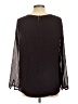 Apt. 9 100% Polyester Brown Long Sleeve Blouse Size L - photo 2