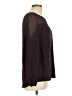 Apt. 9 100% Polyester Brown Long Sleeve Blouse Size L - photo 4