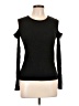 Bebe Black Long Sleeve T-Shirt Size L - photo 1