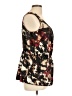 Christopher & Banks 100% Polyester Brown Sleeveless Blouse Size L - photo 4