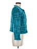 Alice + Olivia Tweed Teal Blazer Size M (estimated) - photo 4