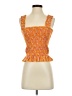 WAYF Orange Sleeveless Top Size S - photo 1