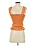WAYF Orange Sleeveless Top Size S - photo 2