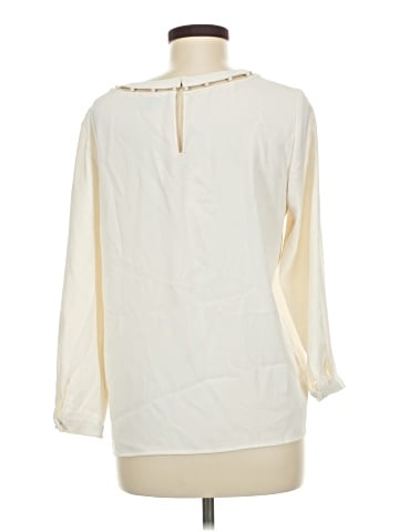 Ann Taylor Long Sleeve Blouse (view 2)