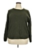 Zenana 100% Acrylic Solid Green Pullover Sweater Size 2X - photo 1
