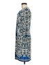 Sandra Darren Paisley Blue Casual Dress Size 6 - photo 5