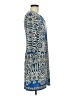 Sandra Darren Paisley Blue Casual Dress Size 6 - photo 4