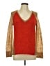 Ella Moss Color Block Orange Pullover Sweater Size L (estimated) - photo 1