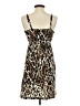Bobbie Brooks Animal Print Brown Cocktail Dress Size XS - photo 2