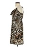 Bobbie Brooks Animal Print Brown Cocktail Dress Size XS - photo 5