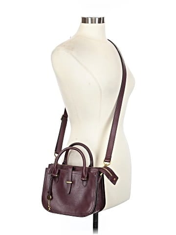 Fossil Leather Satchel (view 2)