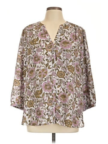 NYDJ 3/4 Sleeve Blouse (view 1)