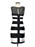 BCBGMAXAZRIA 100% Polyester Stripes Silver Gray Cocktail Dress Size 2 - photo 2