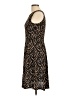 Pretty Young Thing Animal Print Brown Cocktail Dress Size L - photo 5