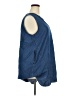 Sidefeel Blue Sleeveless Blouse Size 2XL - photo 4