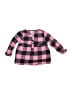 Carter's 100% Cotton Checkered-gingham Pink Long Sleeve Button-Down Shirt 9-12 MO / 12 MO - photo 1