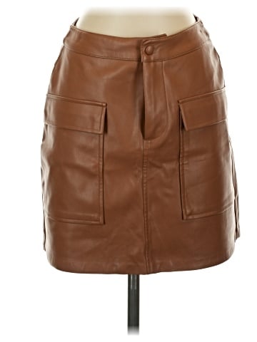 BB Dakota by Steve Madden Faux Leather Skirt (view 1)