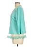 Kaktus Teal 3/4 Sleeve Top Size L - photo 5