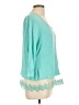 Kaktus Teal 3/4 Sleeve Top Size L - photo 4