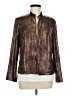 Chico's 100% Acrylic Animal Print Brown Jacket Size M - photo 1