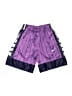Nike 100% Polyester Color Block Purple Athletic Shorts Size S (kids) - photo 1