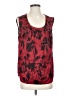 Talbots 100% Polyester Red Sleeveless Blouse Size S - photo 1