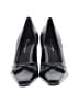 Etienne Aigner 100% Leather Black Heels Size 5 1/2 - photo 2