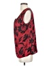 Talbots 100% Polyester Red Sleeveless Blouse Size S - photo 5