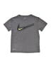 Nike 100% Polyester Gray Active T-Shirt Size 4 - 5 - photo 1
