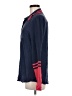 Equipment 100% Silk Color Block Blue Long Sleeve Silk Top Size M - photo 5