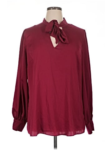 City Chic Long Sleeve Blouse (view 1)