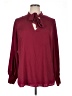 City Chic 100% Polyester Burgundy Long Sleeve Blouse Size 14 Plus (XS) - photo 1